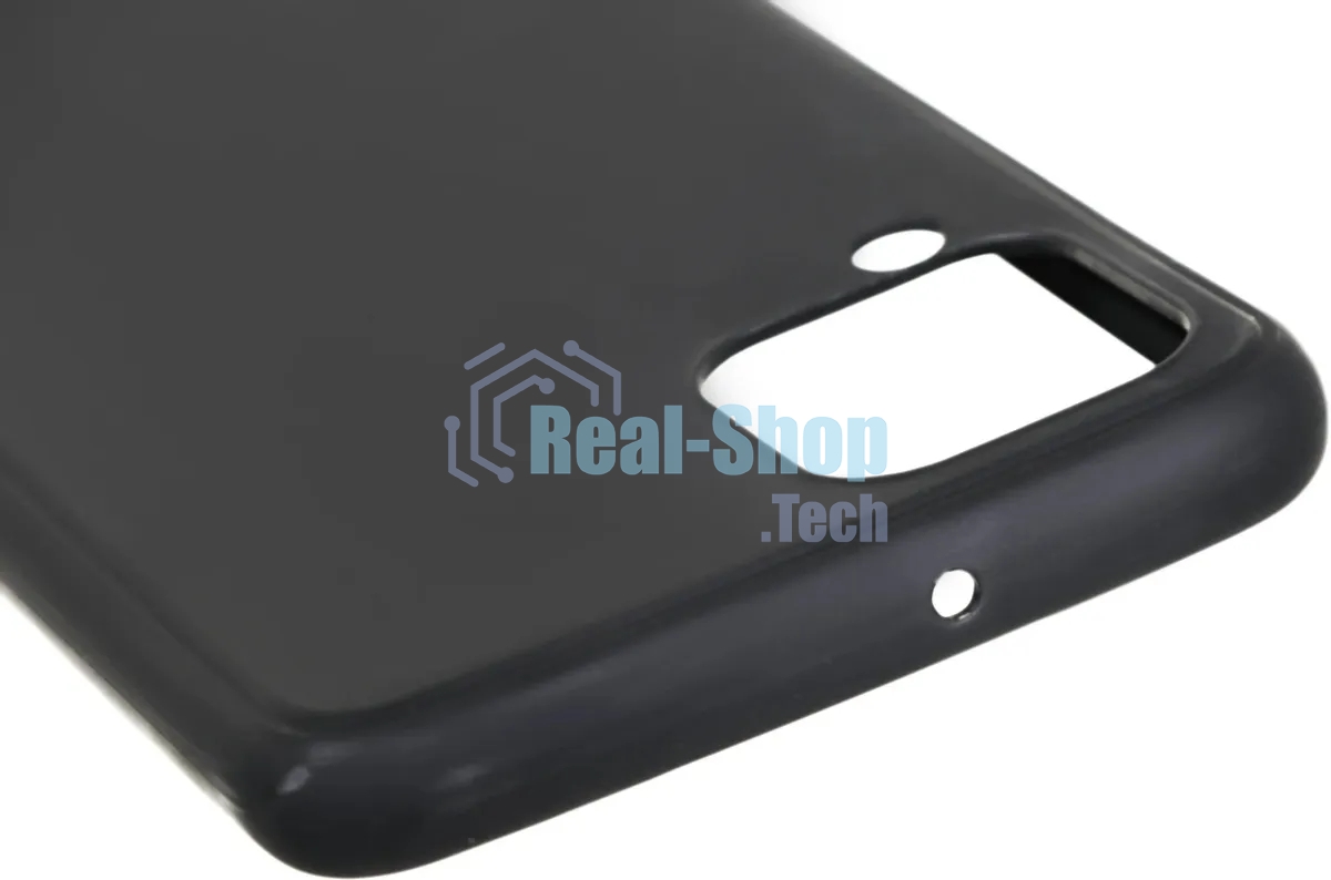 Чехол (клип-кейс) BORASCO Silicone Case, для Samsung Galaxy A22/M22, черный