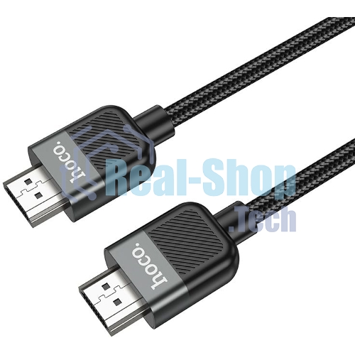 Кабель Hoco US09 ver2.0 HDMI (m) HDMI (m) 2м черный (пакет)