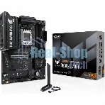 Материнская плата ASUS TUF Gaming B850-E WiFi, AM5, AMD B850, 4xDDR5, 4xSATA, 3xM.2, 1xPCIe 5.0 x16, 1xPCIe 4.0 x16, 1xPCIe x1, 1xDP, 1xHDMI, 2xUSB-C (1x10Gbps, 1x20Gbps), 3xUSB-A 5Gbps, 3xUSB-A 2.0, 1x2.5Gb LAN, Wi-Fi 6E, Bluetooth 5.3, 3x3.5 мм, 7.1, ATX