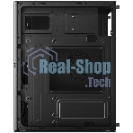 Компьютерный корпус CBR mATX Minitower V865, без БП, 1хUSB 3.0, 2хUSB 2.0, HD Audio+Mic, Digital Screen, черный