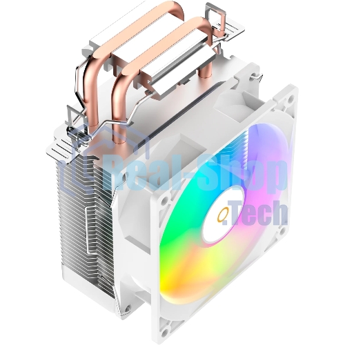 Кулер для процессора Ocypus Gamma A20 WH ARGB, 92mm FARGB FAN, Top FARGB Panel, 2 HEAT PIPES, 3-PIN, 1900 RPM, 21DBA, HYDRO BEARING, LGA115X/1200/1700/18XX, AM4/AM5