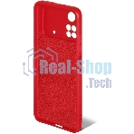 Чехол (клип-кейс) DF poOriginal-06 для Poco M4 Pro (4G) красный