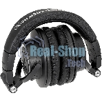 Беспроводные/проводные наушники Audio-Technica ATH-M50xBT2 черный, полноразмерные, Bluetooth + проводной, до 50 ч