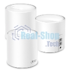 Бесшовный Mesh роутер TP-Link Deco X10 (DECO X10(3-PACK)) AX1500 10/100/1000BASE-TX белый (упак.:3шт)