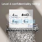 Шредер Deli ET022, черный, Р-4, 4х40, 8 Листов, 12л.