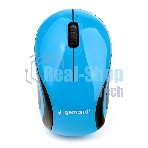 Мышь беспроводная Gembird MUSW-620 синий, 1200 dpi, радиоканал, USB, кнопки - 3