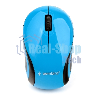 Мышь беспроводная Gembird MUSW-620 синий, 1200 dpi, радиоканал, USB, кнопки - 3