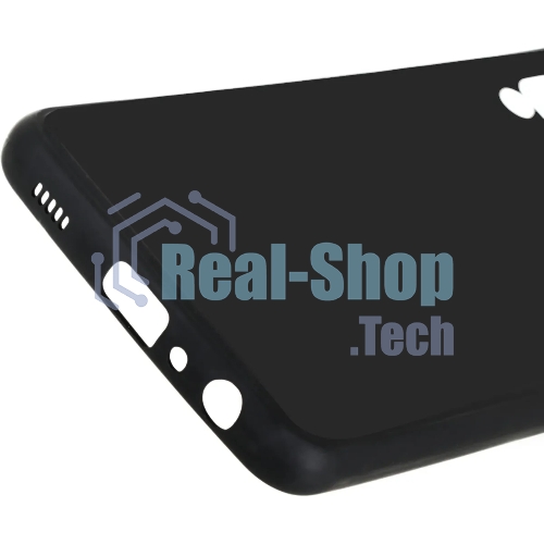 Чехол (клип-кейс) BORASCO Silicone Case, для Samsung Galaxy A22/M22, черный