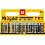 Элемент питания алкалиновый Navigator AA/LR6 NBT-NE-LR6-BP12 (блист.12шт)
