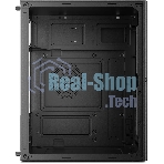 Компьютерный корпус CBR mATX Minitower V865, без БП, 1хUSB 3.0, 2хUSB 2.0, HD Audio+Mic, Digital Screen, черный