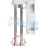 Кулер для процессора Ocypus Gamma A20 WH ARGB, 92mm FARGB FAN, Top FARGB Panel, 2 HEAT PIPES, 3-PIN, 1900 RPM, 21DBA, HYDRO BEARING, LGA115X/1200/1700/18XX, AM4/AM5
