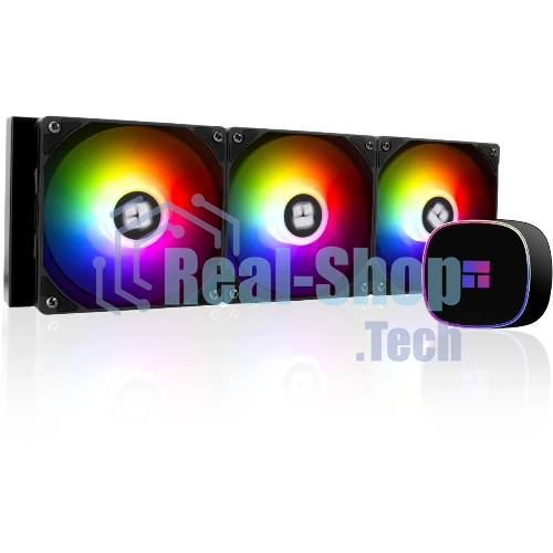 Система жидкостного охлаждения Thermalright Frozen Horizon 360 V2 ARGb Soc-AM5/AM4/1200/1700/1851 черный 4-pin 29.5dB Al Ret (F-HORIZON-360-BL-V2)