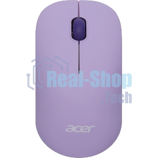 Мышь беспроводная Acer OMR205 фиолетовый, 1200 dpi, радиоканал, USB, кнопки - 3