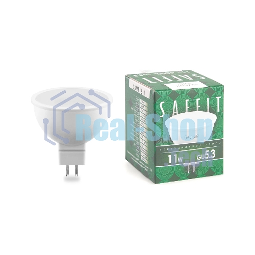 Лампа светодиодная SAFFIT SBMR1611 (55152) 11 вт 230в GU5.3 белый