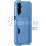 Чехол (клип-кейс) Samsung для Samsung Galaxy A17 Card Slot Case A17 голубой (EF-OA176TLEGRU)