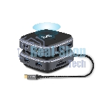 Распределитель Infobit iHub 901W 9 подключений через 1 кабель USB-С