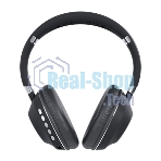 Беспроводные наушники MORE CHOICE HW34S черный, накладные, Bluetooth, до 6 ч