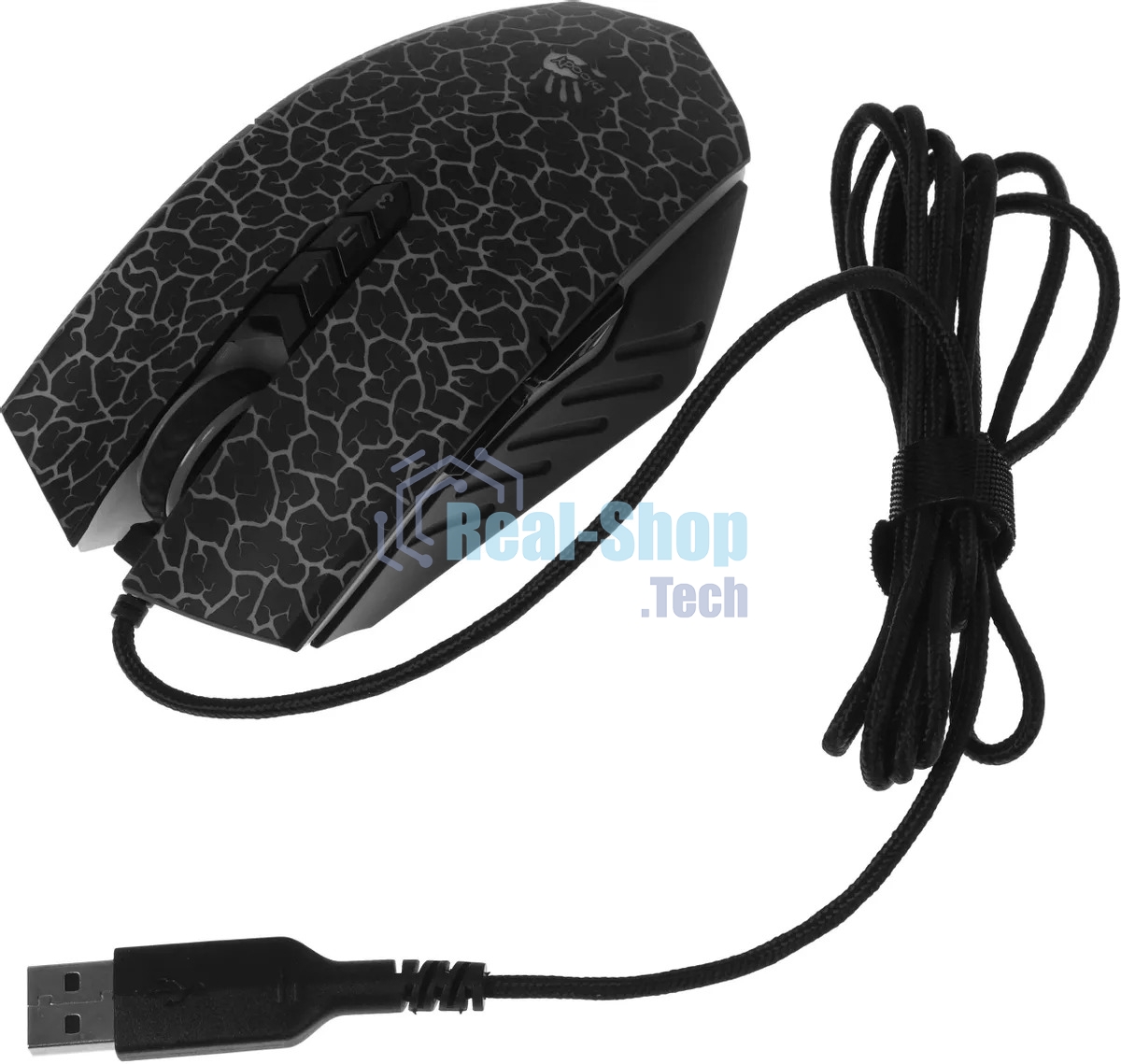 Мышь проводная A4Tech Bloody A70A черный, 6200 dpi, USB Type-A, кнопки - 8