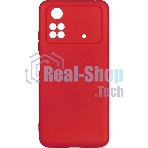Чехол (клип-кейс) DF poOriginal-06 для Poco M4 Pro (4G) красный
