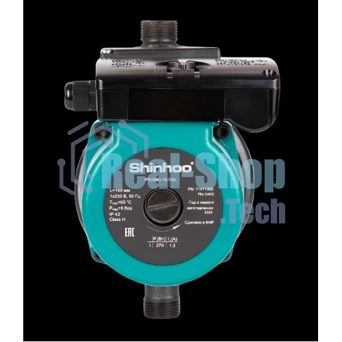 Насос циркуляционный Shinhoo PROMO 15-12A