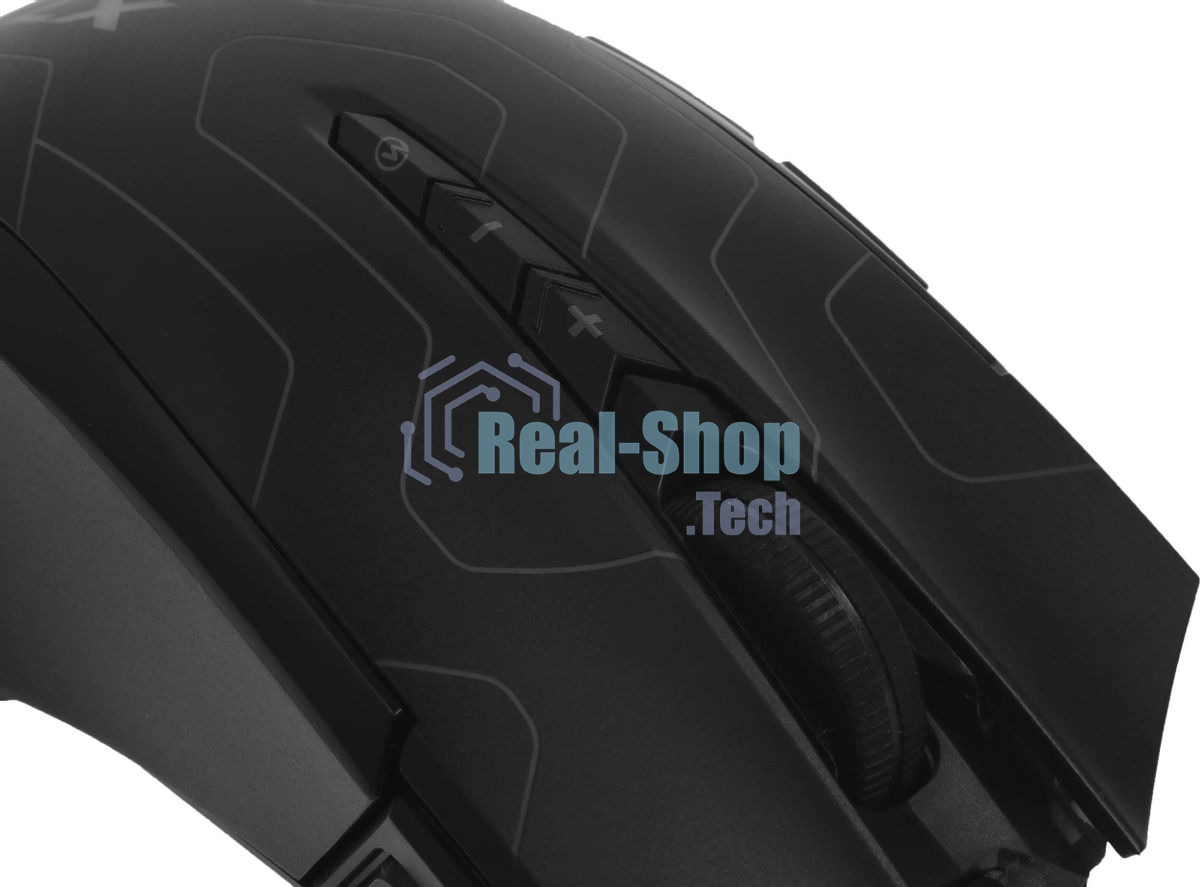 Мышь проводная A4Tech X89 Maze черный, 2400 dpi, USB, кнопки - 8