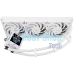 Система жидкостного охлаждения Thermalright Elite Vision 360 (360mm, LED, White, ARGB/Fans: 3x120mm, 69CFM, 27dBA, 2150RPM/Pump height 63mm, Rad thickness 27mm/S: 1700, 1200, 1851, 115X, 2011, 2066, AM5, AM4)