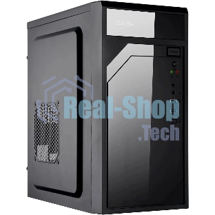 Компьютерный корпус KingPrice KPCC-MN208 черный без БП mATX 1x80мм 2x120мм 2xUSB 2.0 audio