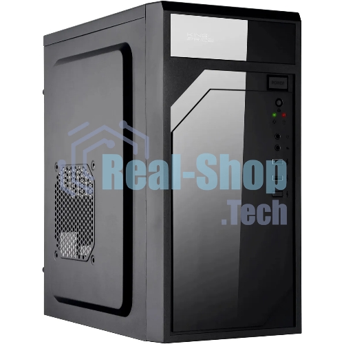 Компьютерный корпус KingPrice KPCC-MN208 черный без БП mATX 1x80мм 2x120мм 2xUSB 2.0 audio