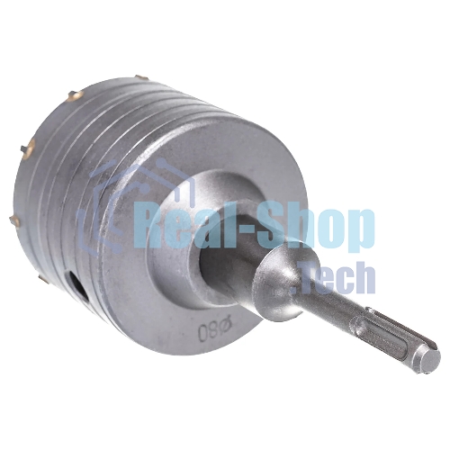 Коронка в сборе Matrix М22 x 80 мм, SDS PLUS