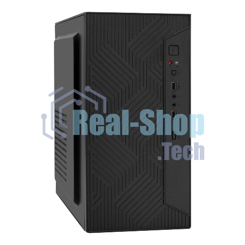 Компьютерный корпус Minitower ExeGate BAA-303M-AAA400 (mATX, БП AAA400 с вент. 8см, 2*USB, HD Audio, черный)