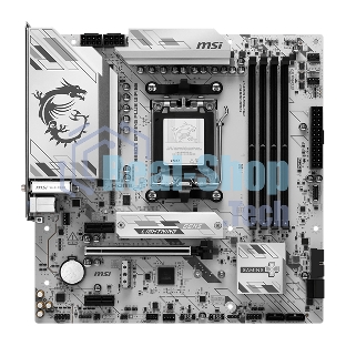 Материнская плата MSI B850M GAMING PLUS WIFI6E, AM5, AMD B850, 4xDDR5, 4xSATA, 2xM.2, 1xPCIe 4.0 x16, 2xPCIe x1, 1xDP, 1xHDMI, 1x2.5Gb LAN, Wi-Fi 6E, Bluetooth 5.3, 4xUSB-A 5Gbps, 3xUSB-A 10Gbps, 1xUSB-C 10Gbps, 3x3.5 мм, 7.1, mATX