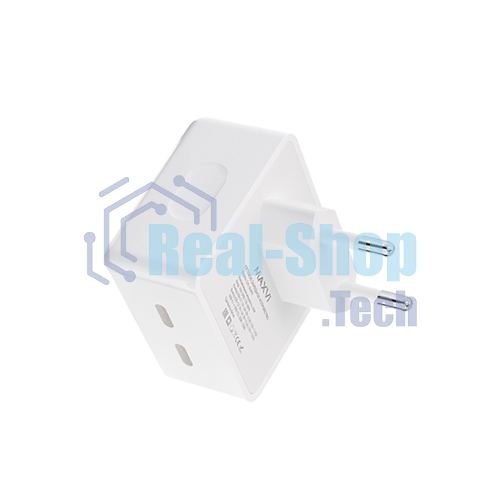 Сетевое зарядное устройство Maxvi CHL-604PD Type-C\Type-C 40W 6A (3A+3A) PD QC3.0, белый
