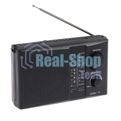 Радиоприемник ЭФИР 12 FM 64-108МГц, бат. 2*R20, 220V