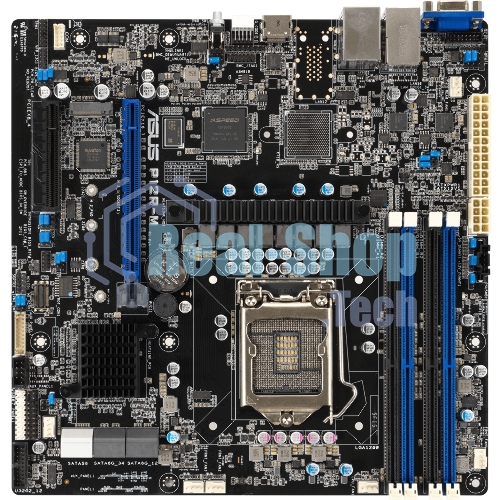 Материнская плата серверная ASUS P12R-E, LGA1200, Intel C256, 4xDDR4 (ECC), 8xSATA, 2xM.2, 1xPCIe 4.0 x16, 3xPCIe 4.0 x8, 1xVGA, 1xHDMI, 2x1Gb LAN, 2xUSB-A 10Gbps, 2xUSB-A 5Gbps, ATX