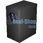 Компьютерный корпус CBR mATX Minitower V865, без БП, 1хUSB 3.0, 2хUSB 2.0, HD Audio+Mic, Digital Screen, черный