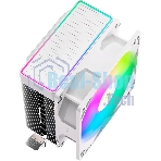 Кулер для процессора Ocypus Gamma A20 WH ARGB, 92mm FARGB FAN, Top FARGB Panel, 2 HEAT PIPES, 3-PIN, 1900 RPM, 21DBA, HYDRO BEARING, LGA115X/1200/1700/18XX, AM4/AM5