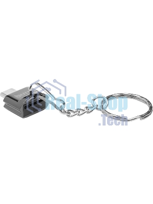 Кард-ридер Buro BU-CR-201/черный/MMC/MS/RS-MMC/SD/SDHC/USB 2.0/пластик