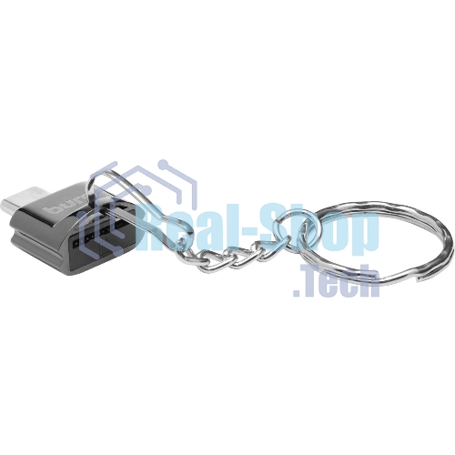 Кард-ридер Buro BU-CR-201/черный/MMC/MS/RS-MMC/SD/SDHC/USB 2.0/пластик