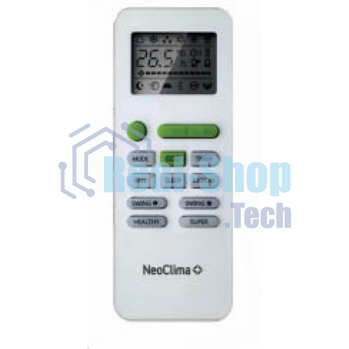 Cплит-система настенного типа Neoclima Pro-Health NS/NU-HAP09T32 9000 BTU, 25 м², 27/38 дБ, охлаждение, обогрев, осушение, белый