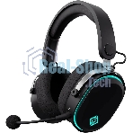 Беспроводные/проводные наушники GMNG GG-HS405W черный, полноразмерные, Bluetooth + радиоканал + проводной, до 40 ч