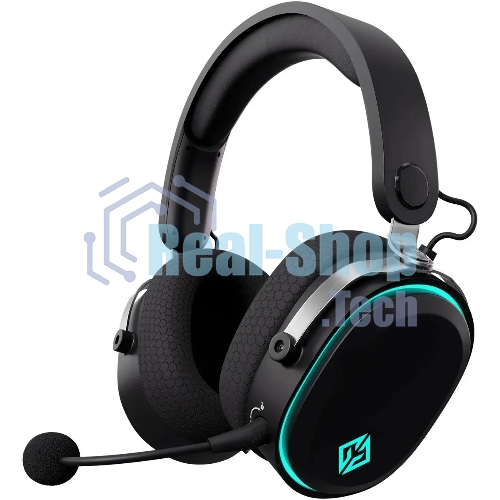 Беспроводные/проводные наушники GMNG GG-HS405W черный, полноразмерные, Bluetooth + радиоканал + проводной, до 40 ч