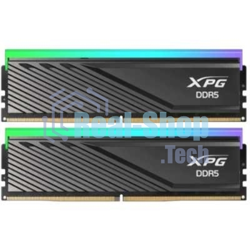 Оперативная память ADATA XPG Lancer Blade RGB, DDR5, 32GB (2x16GB), 6000 MHz, CL36, с радиатором, RGB, черный
