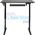 Стол игровой Defender Victory черн, 110x60, высота 72-117, полк 1