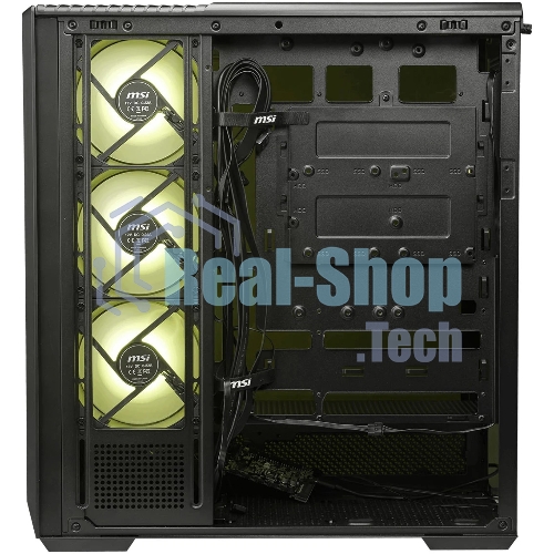 Компьютерный корпус MSI MAG PANO 130R PZ 2xUSB 3.2 Gen 1, 1xUSB 3.2 Gen2 Type-C, 3x120мм ARGB Reverse Blade Fan, 1x120мм ARGB Fan, 1 to 3 Fan PWM Splitter, Tempered Glass Window