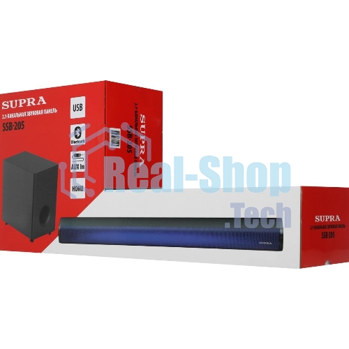 Саундбар SUPRA SSB-205 2.1 40Вт+60Вт черный