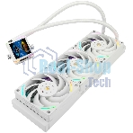 Система жидкостного охлаждения Thermalright Elite Vision 360 (360mm, LED, White, ARGB/Fans: 3x120mm, 69CFM, 27dBA, 2150RPM/Pump height 63mm, Rad thickness 27mm/S: 1700, 1200, 1851, 115X, 2011, 2066, AM5, AM4)