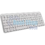 Клавиатура Logitech K251 белый беспроводная BT Multimedia (920-013364)