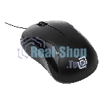 Мышь проводная Oklick 115SR черный, 1000 dpi, USB, кнопки - 3