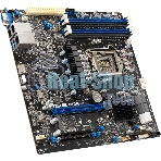 Материнская плата серверная ASUS P12R-E, LGA1200, Intel C256, 4xDDR4 (ECC), 8xSATA, 2xM.2, 1xPCIe 4.0 x16, 3xPCIe 4.0 x8, 1xVGA, 1xHDMI, 2x1Gb LAN, 2xUSB-A 10Gbps, 2xUSB-A 5Gbps, ATX