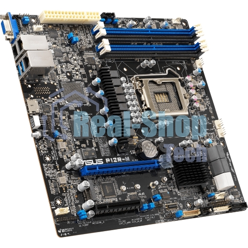 Материнская плата серверная ASUS P12R-E, LGA1200, Intel C256, 4xDDR4 (ECC), 8xSATA, 2xM.2, 1xPCIe 4.0 x16, 3xPCIe 4.0 x8, 1xVGA, 1xHDMI, 2x1Gb LAN, 2xUSB-A 10Gbps, 2xUSB-A 5Gbps, ATX